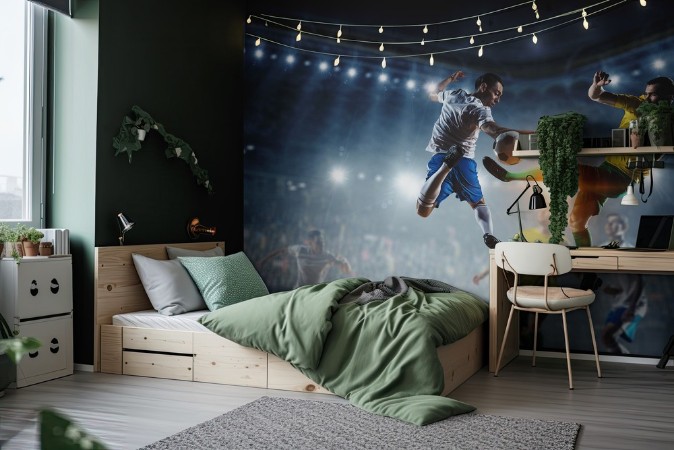 Football hottest moments photowallpaper Scandiwall