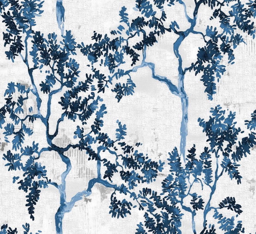 Willow Poem Sapphire - B00107 wallpaper Coordonné