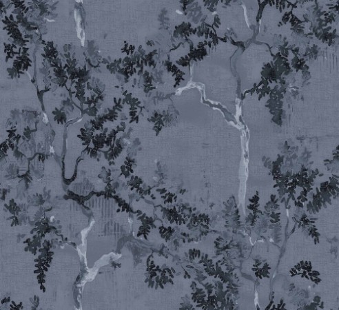 Willow Poem Navy - B00109 wallpaper Coordonné