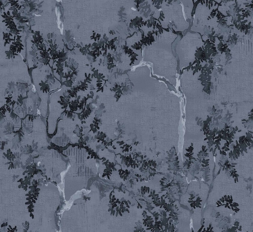 Willow Poem Navy - B00109 wallpaper Coordonné