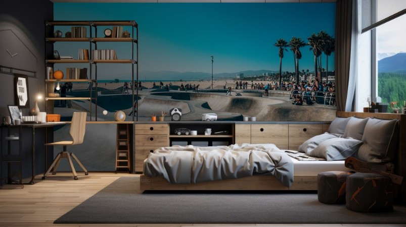 Skate paradise photowallpaper Scandiwall