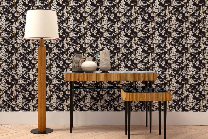 Cherry Blossom Onyx - B00131 wallpaper Coordonné