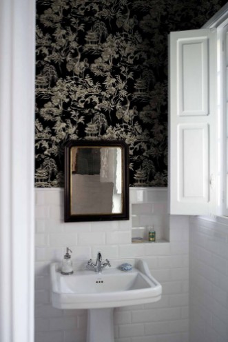 Ming Pagoda Onyx - B00142 wallpaper Coordonné