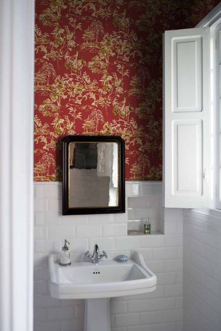 Ming Pagoda Ruby - B00143 wallpaper Coordonné