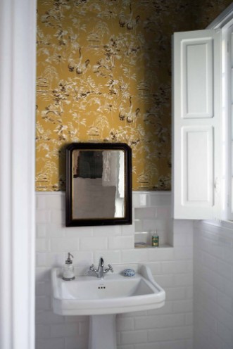 Ming Pagoda Amber - B00144 wallpaper Coordonné