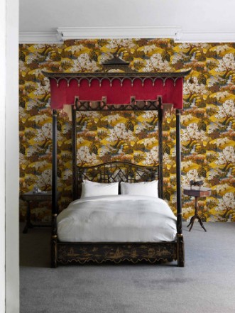 Yu Garden Amber - B00146 wallpaper Coordonné