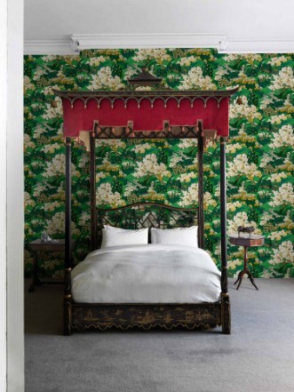 Yu Garden Emerald - B00148 wallpaper Coordonné