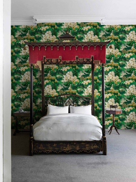 Yu Garden Emerald - B00148 wallpaper Coordonné