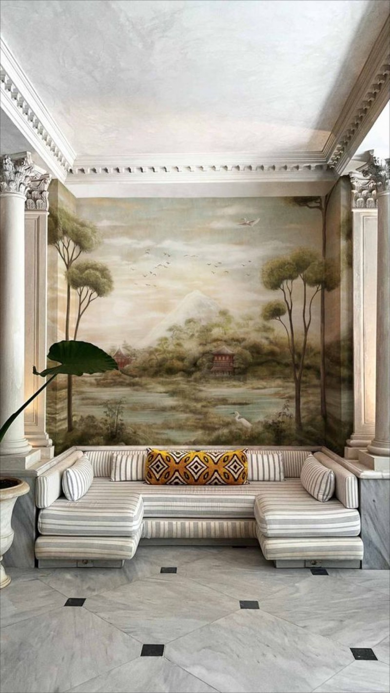 Xi Hu Lake Jade - B00151 wallpaper Coordonné