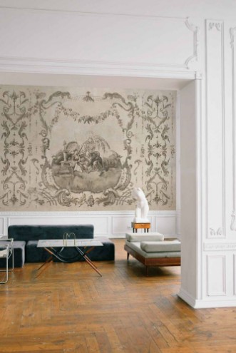 Ming Portrait Nacre - B00160 wallpaper Coordonné