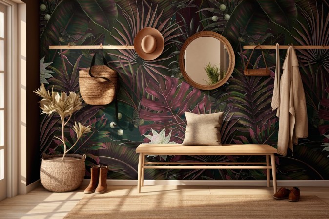 Midnight Forest photowallpaper Scandiwall