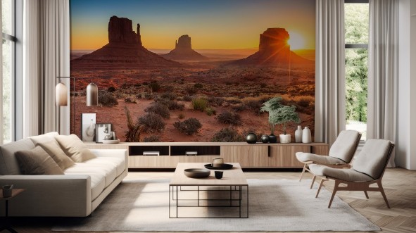 Monument Valley twilight AZ USA photowallpaper Scandiwall