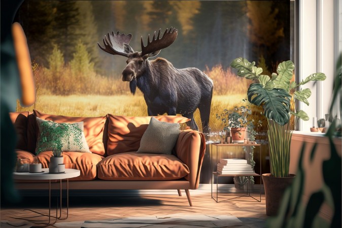 Shallow Depth photowallpaper Scandiwall