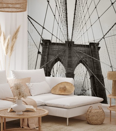 Brooklyn Bridge photowallpaper Scandiwall