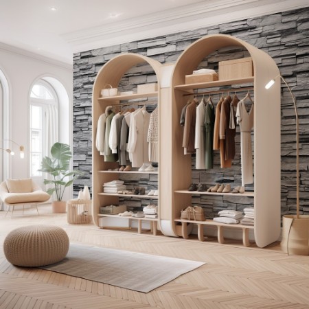 Texture of the stone wall for background photowallpaper Scandiwall