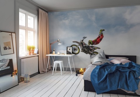 No hands superflyer photowallpaper Scandiwall