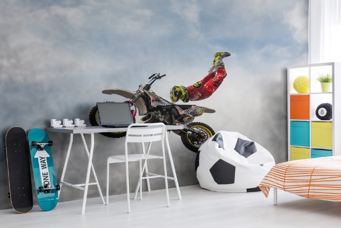 No hands superflyer photowallpaper Scandiwall