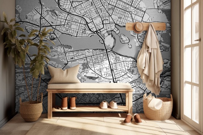 Stockholm White photowallpaper Scandiwall