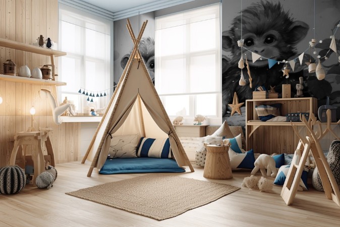 Three Monkeys photowallpaper Wallpassion