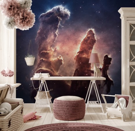 Night in Wadi Rum desert. Jordan photowallpaper Scandiwall