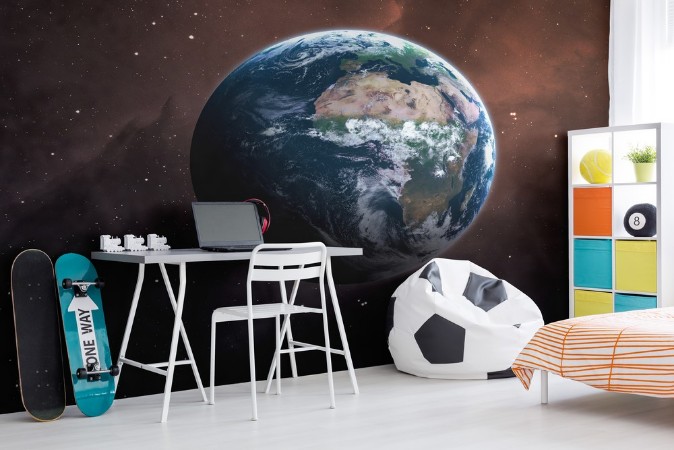 Africa from Space photowallpaper Scandiwall