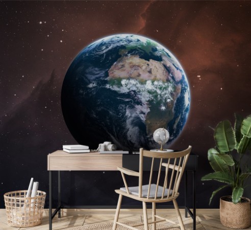 Africa from Space photowallpaper Scandiwall