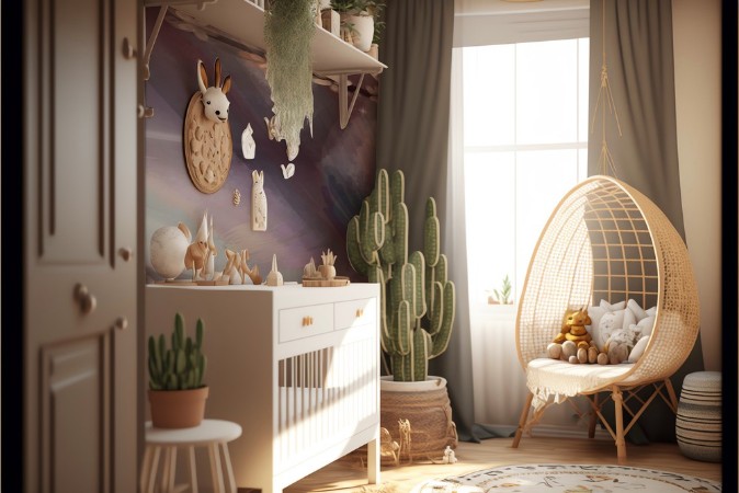 Unicorn photowallpaper Scandiwall