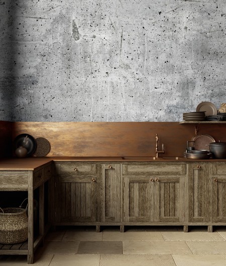 Grey Concrete photowallpaper Scandiwall