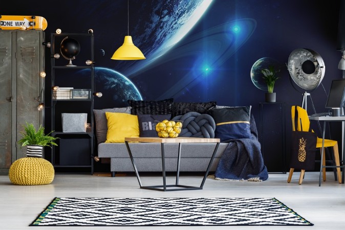 Cosmic View photowallpaper Scandiwall
