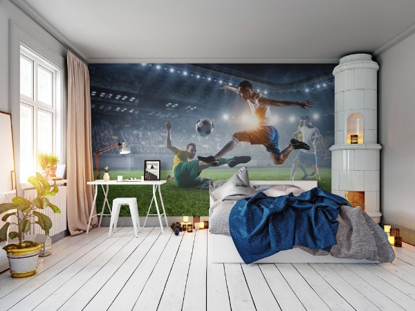 Football Zone photowallpaper Scandiwall