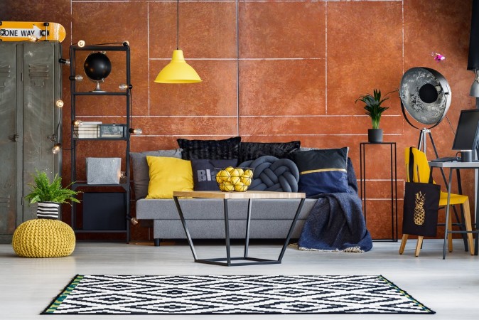 Aerial View Tennis Court photowallpaper Scandiwall