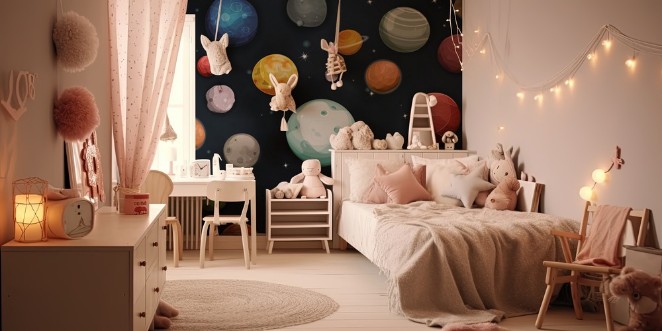 Animated Universe photowallpaper Scandiwall