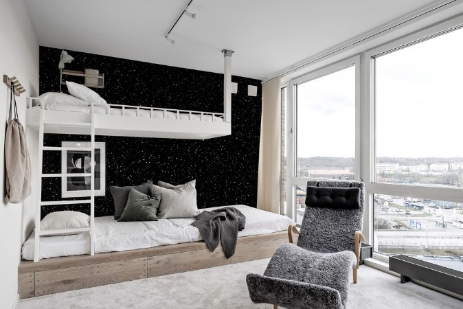 Perfect Starry Night photowallpaper Scandiwall