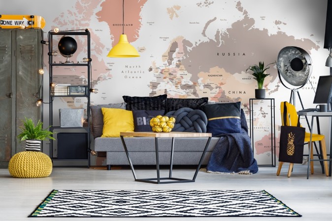 Explorers' Atlas photowallpaper Scandiwall