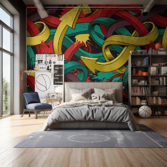 Arrows photowallpaper Scandiwall