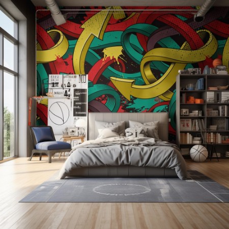 Arrows photowallpaper Scandiwall