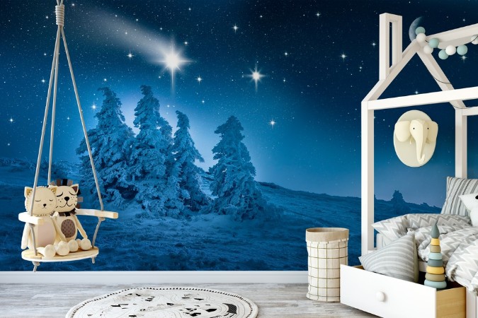 Winter Forest photowallpaper Scandiwall