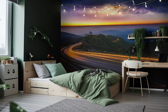 The Mountains photowallpaper Scandiwall