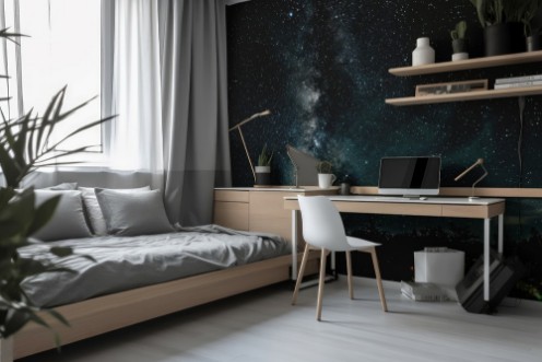 Starry sky in Odaigahara, Nara Prefecture photowallpaper Scandiwall