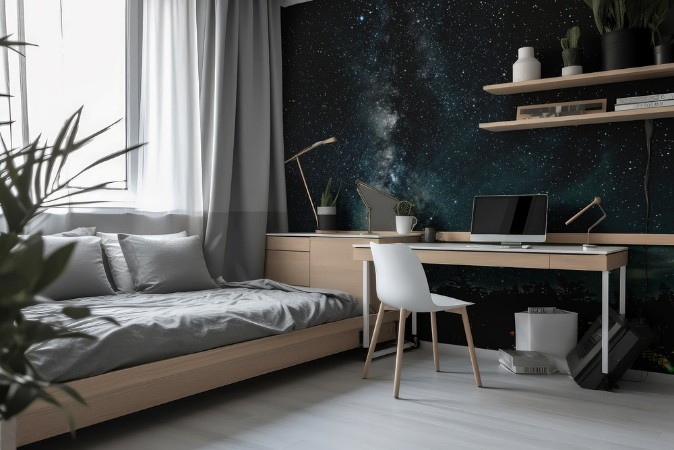 Starry sky in Odaigahara, Nara Prefecture photowallpaper Scandiwall