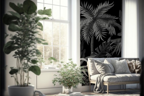 Dark Jungle photowallpaper Scandiwall