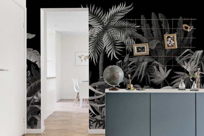 Dark Jungle photowallpaper Scandiwall