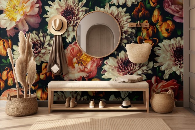 Vintage Bouquet photowallpaper Scandiwall