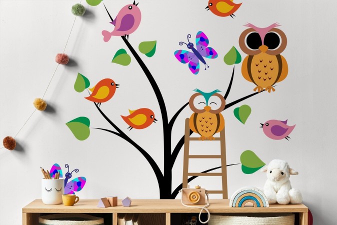 Garden Friends photowallpaper Scandiwall