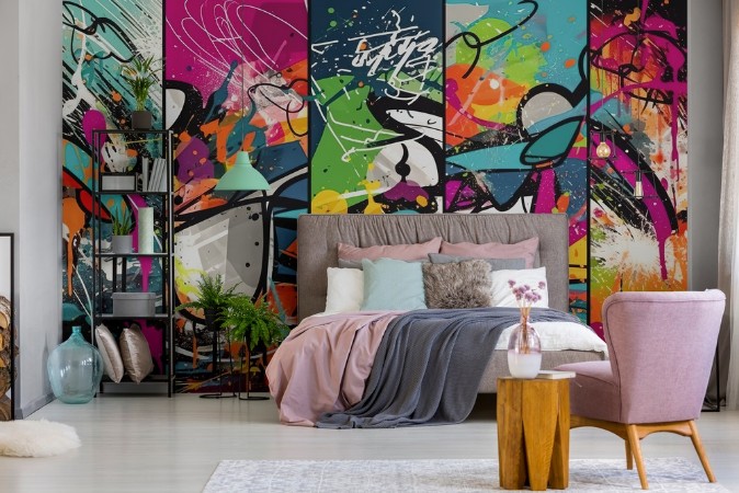 Paint Splatter photowallpaper Scandiwall