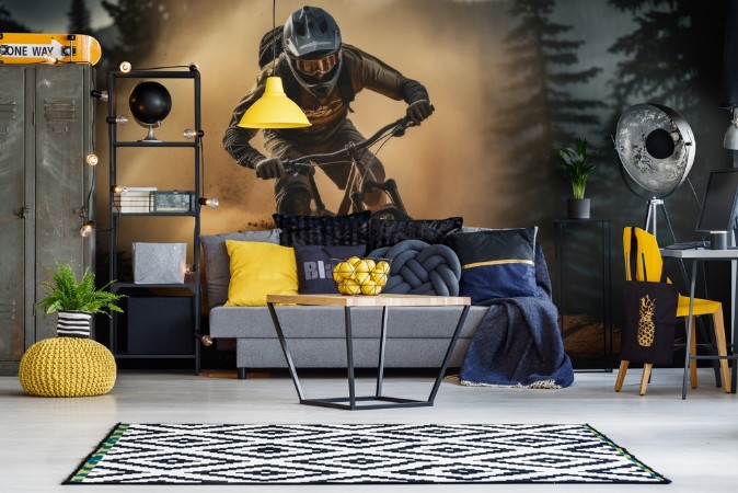 Downhill photowallpaper Scandiwall