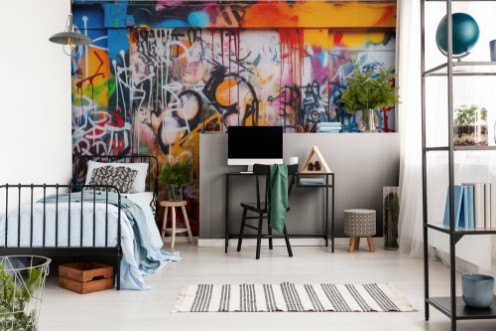 Collage Work photowallpaper Scandiwall