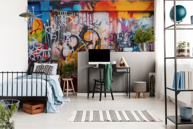 Collage Work photowallpaper Scandiwall