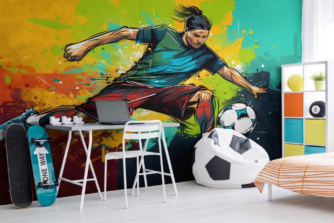 Football Dreams photowallpaper Scandiwall