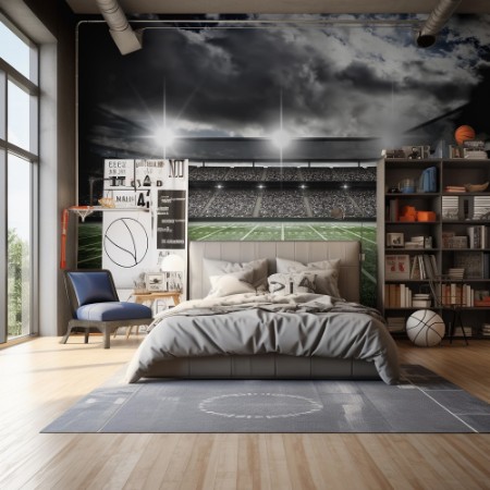 American Football Stadium photowallpaper Scandiwall